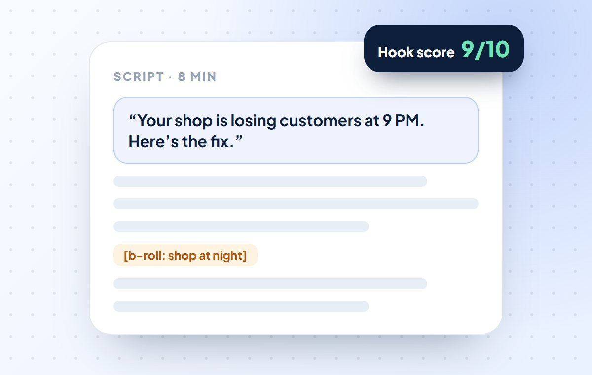 Step 2: Write the script